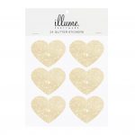 43 Sticker glitter hearts HR