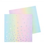 ILU-007 iridescent-pastel-sm-napkin-NW