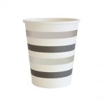 ILU-058 silver _ black stripe cup