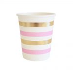 ILU-074 gold-_-pink-stripe-cup