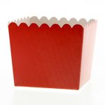 Red Scallop Favour Box