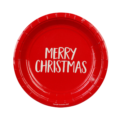 Merry Christmas Cake Plates